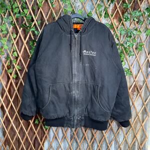 Vintage Y2K cornerstone zip up heavyweight 00s hoodie jacket